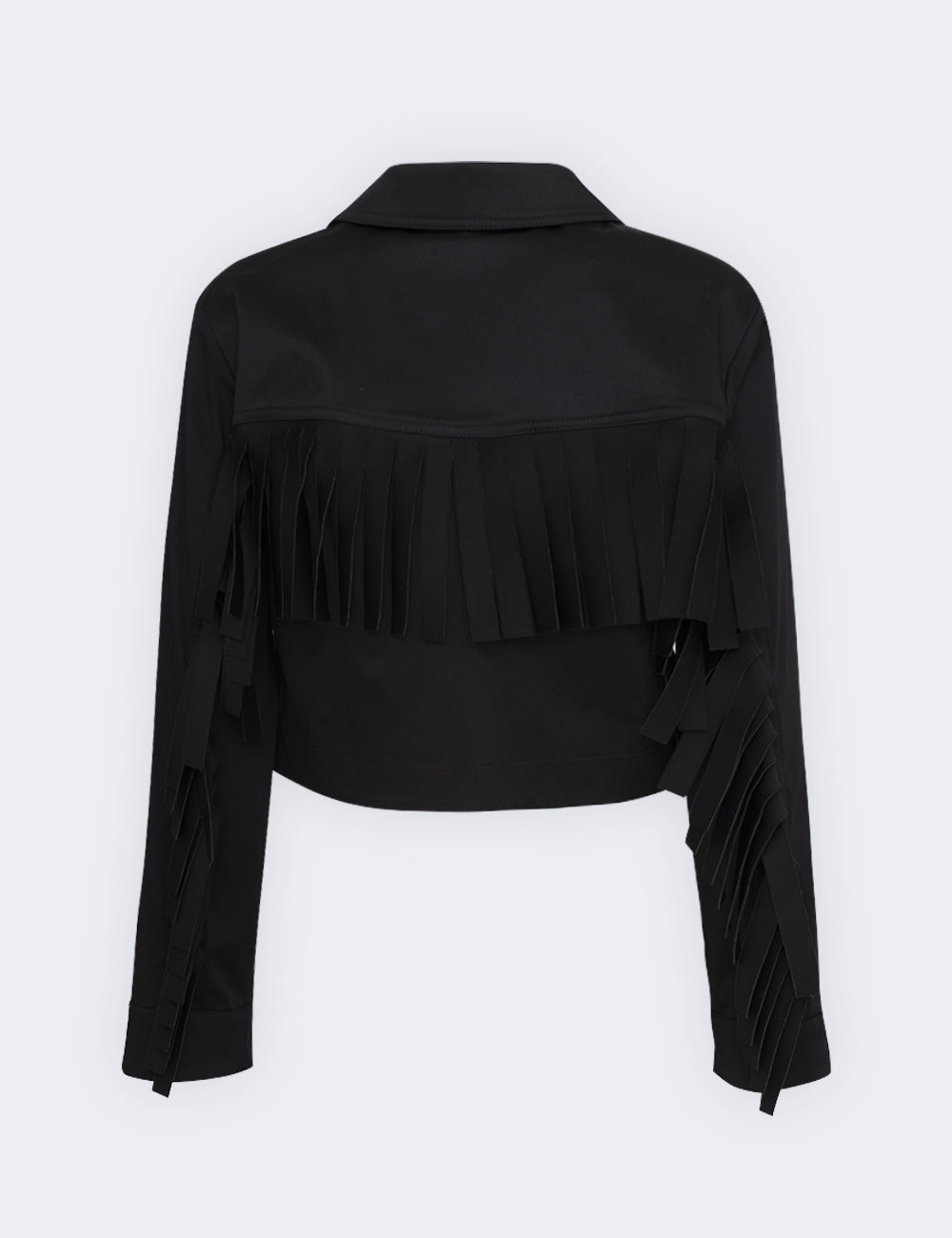 Jijil Giacca crop con frange In Vendita