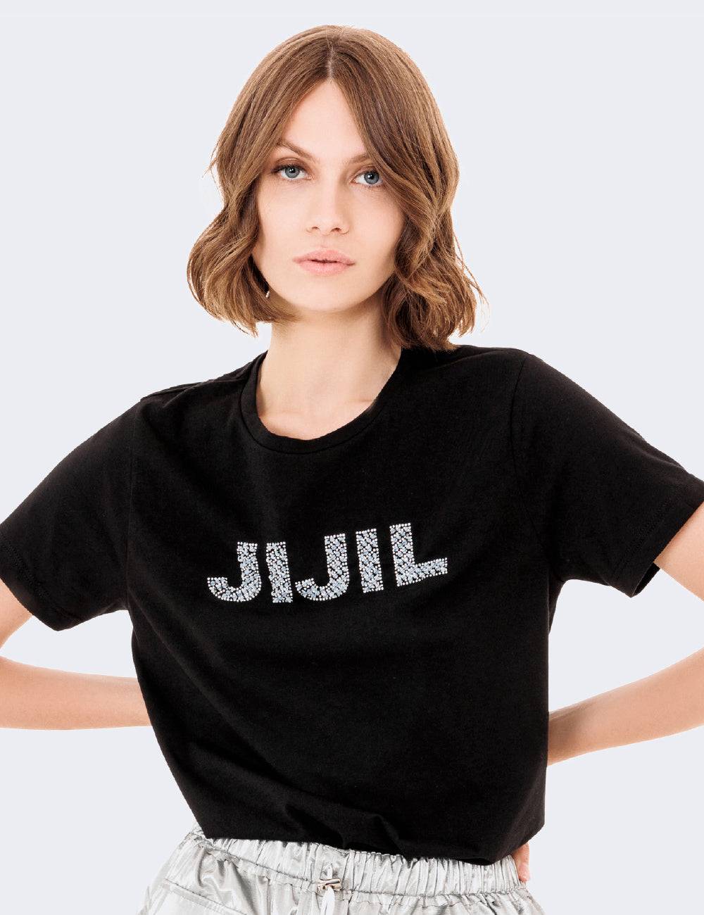 Jijil T-shirt logata Promozione