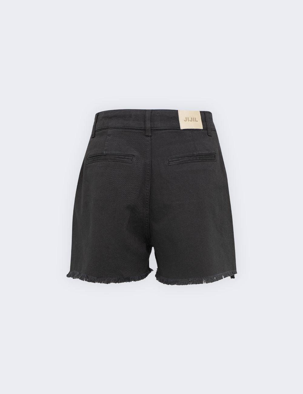 Jijil Shorts in cotone con bordo sfrangiato Offerta speciale