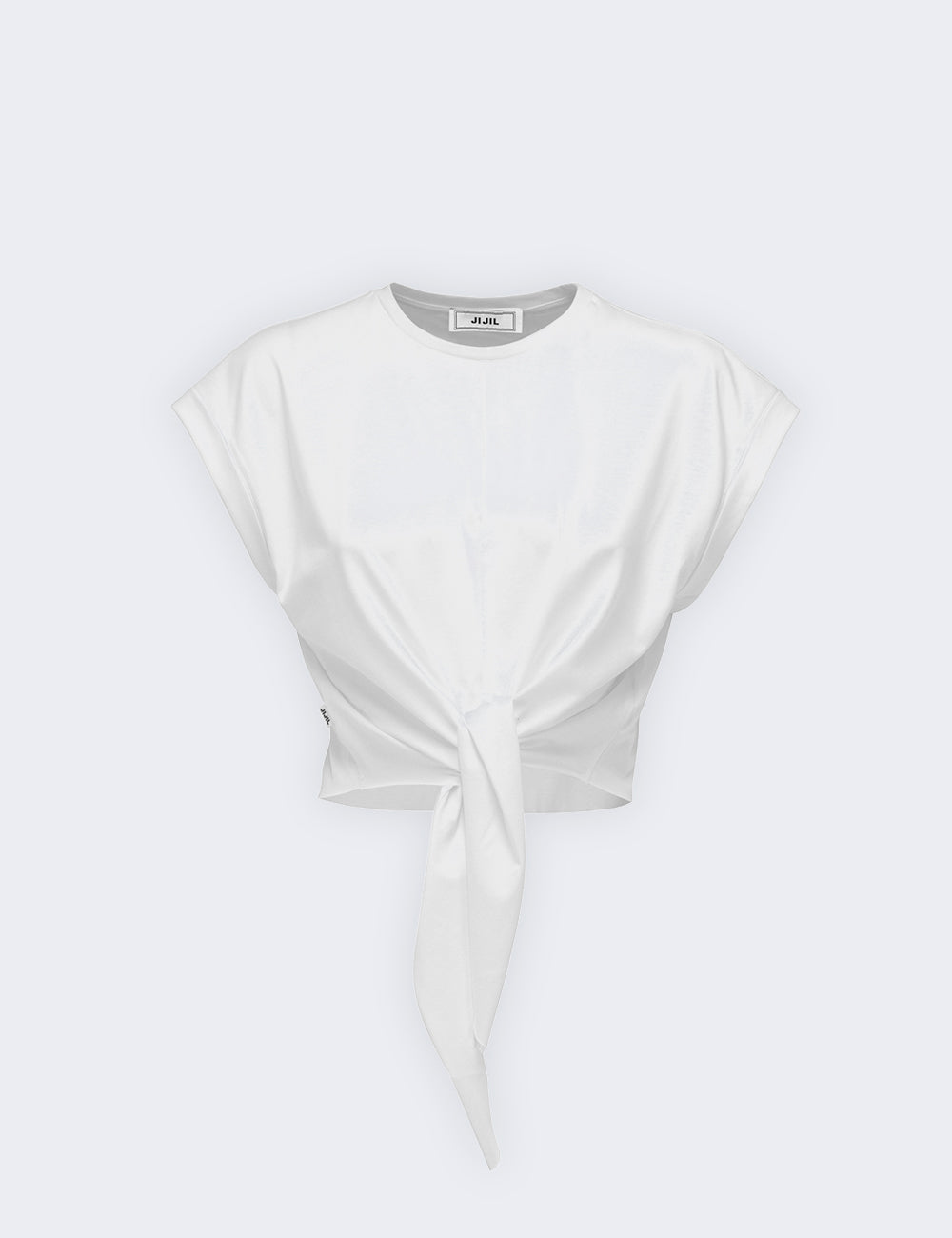 Jijil T-shirt con nodo in vita Economico