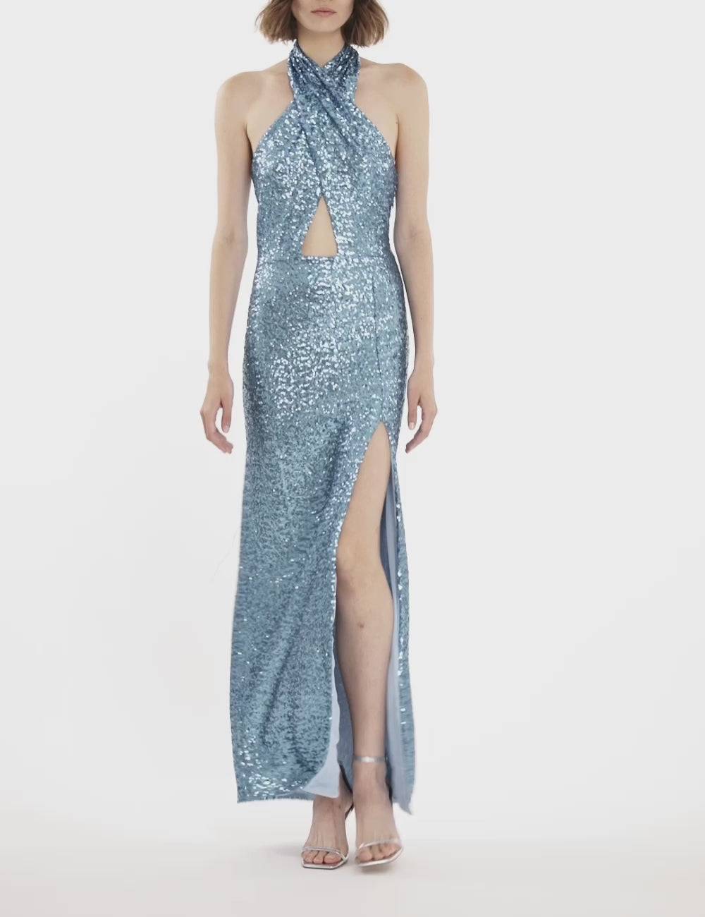 Jijil Abito a sirena con paillettes Saldi