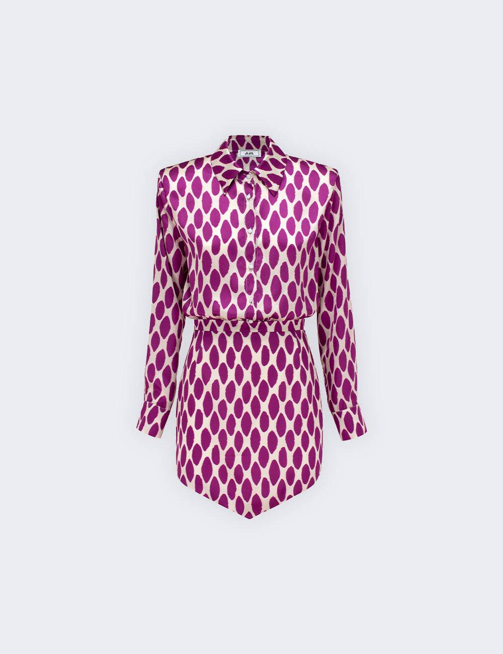 Jijil Abito a maniche lunghe con collo a camicia Hotsell