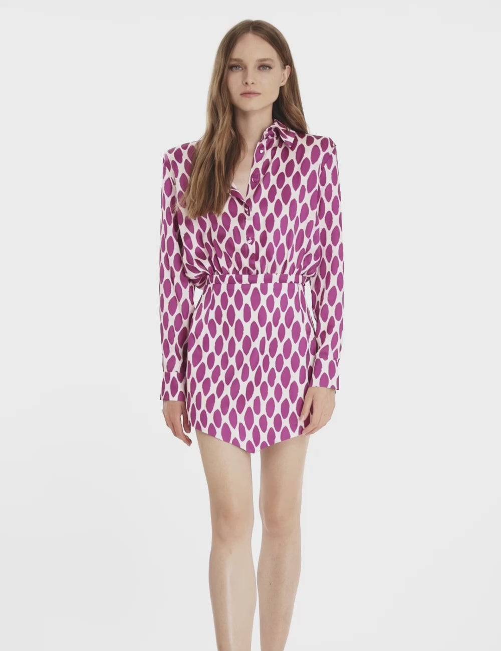 Jijil Abito a maniche lunghe con collo a camicia Hotsell