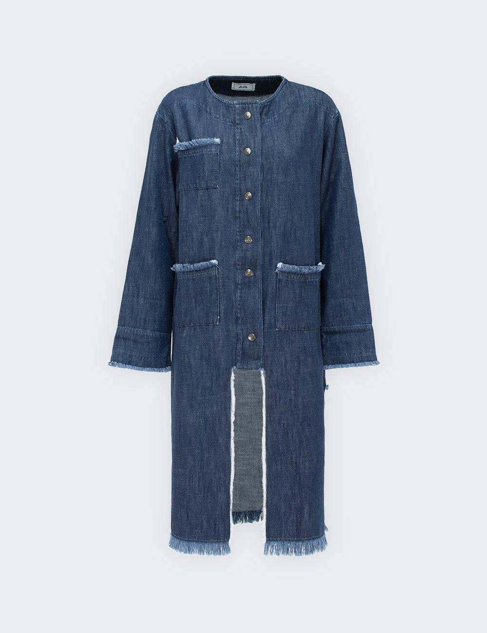 Jijil Spolverino in denim Vendita Calda