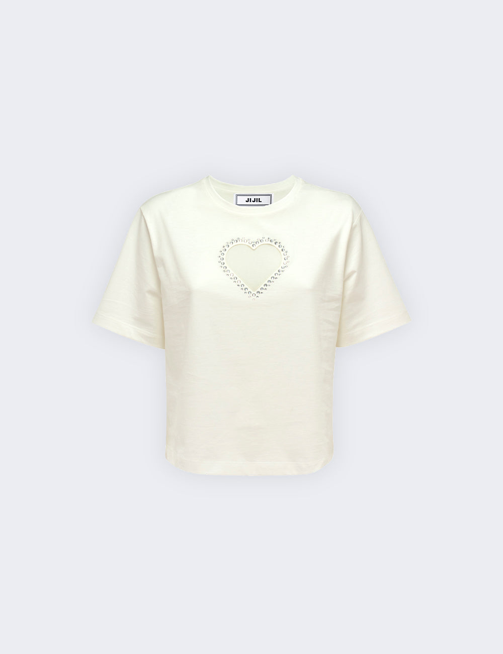 Jijil T-shirt con inserto a cuore Nuova