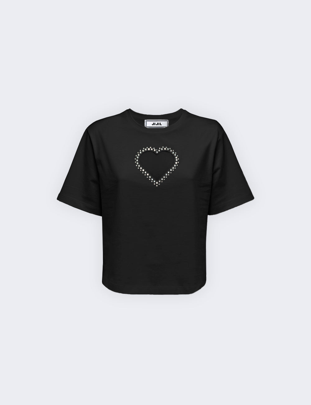 Jijil T-shirt con inserto a cuore Nuova