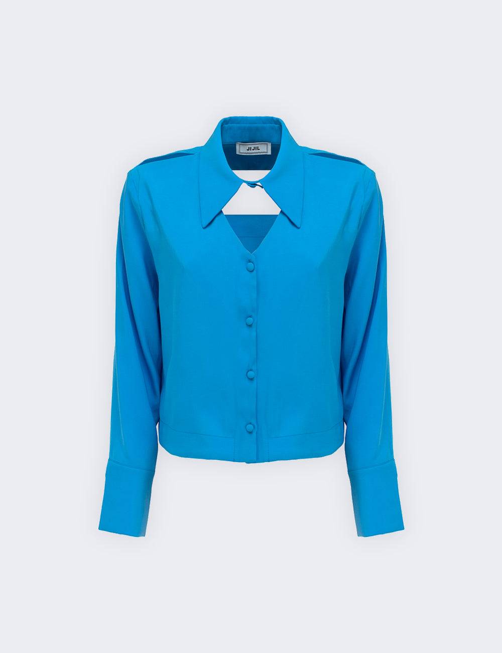 Jijil Blusa con scollo fronte retro In Linea
