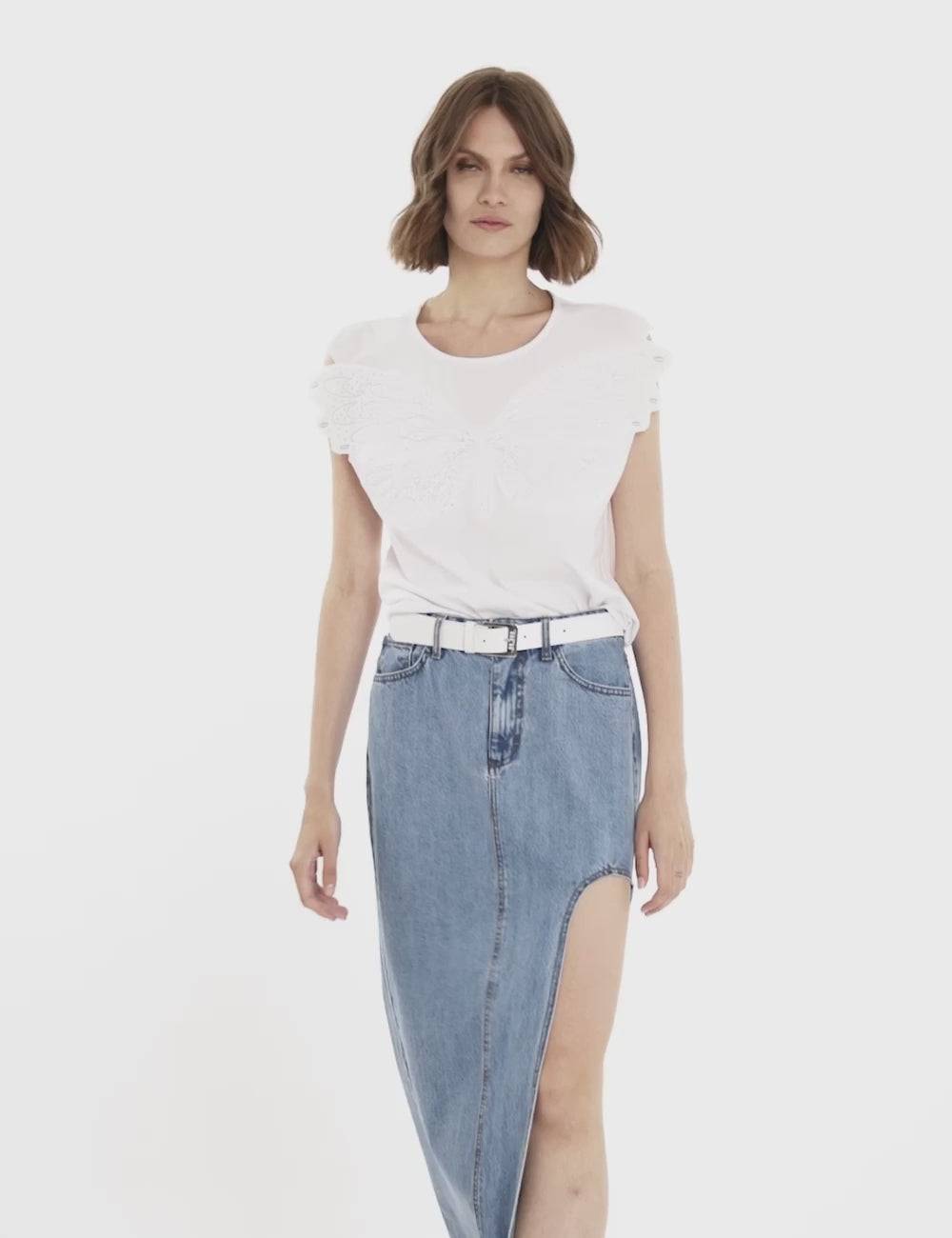Jijil Gonna lunga in denim Soddisfazione Garantita