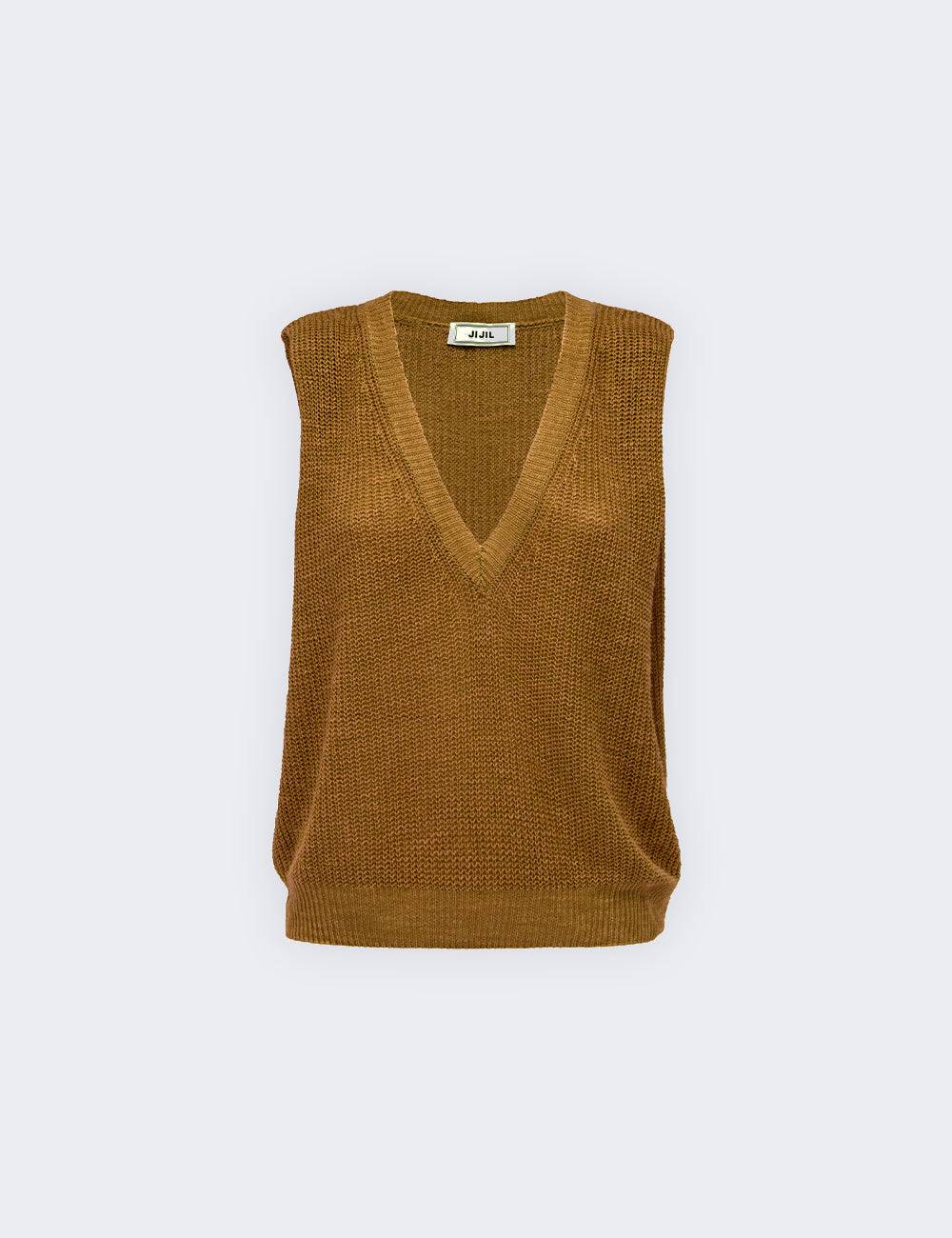 Jijil Maglia smanicata con scollo a V Fino Al -60%