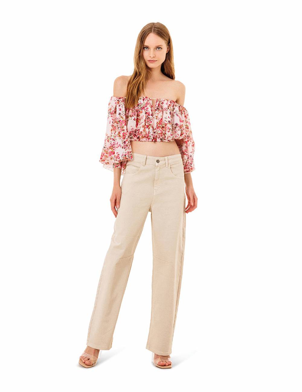 Jijil Pantalone in cotone Saldi