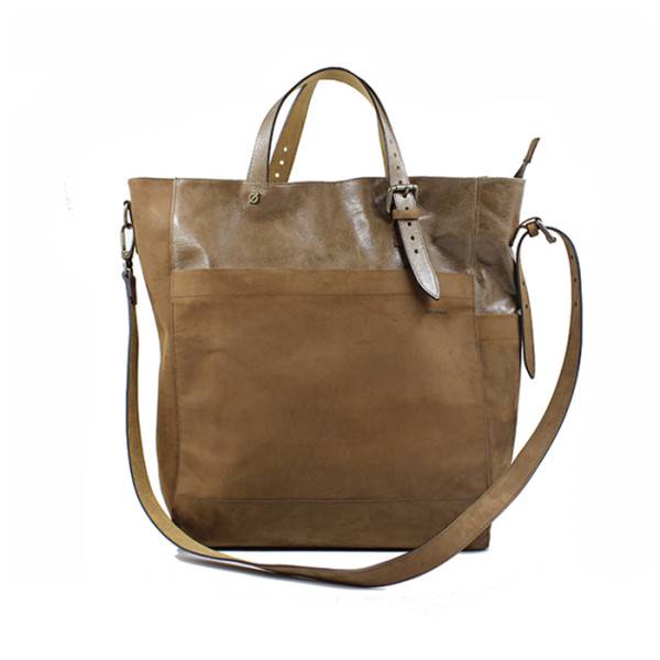 Kjøre Project Nubuck/Goat Leather Handle Bag Promozione