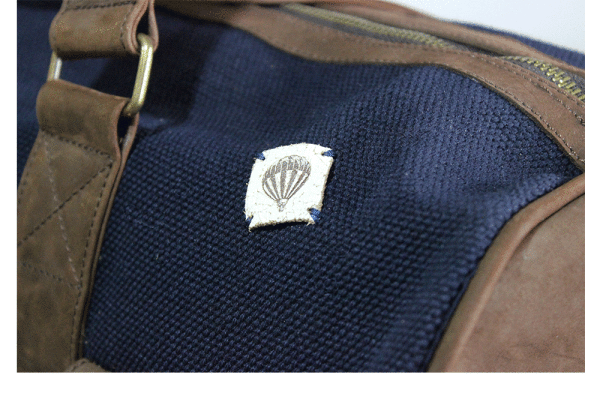 Kjøre Project Leather / Denim 25 Oz Travel Bag Fino Al -60%