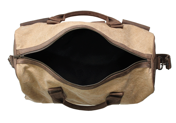 Kjøre Project Leather / Canvas Travel Bag Affare Del Giorno