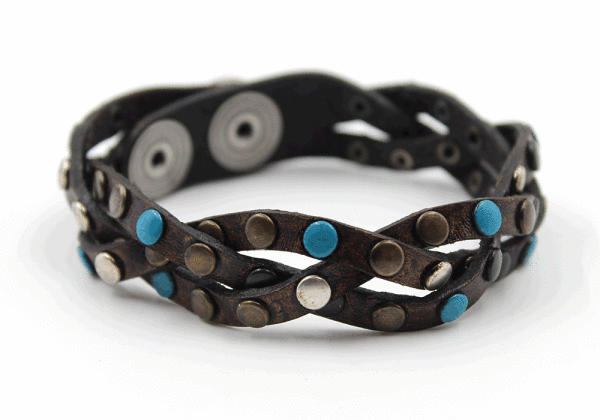 Kjøre Project Twine Studs Bracelet Blue Prezzo Ridotto