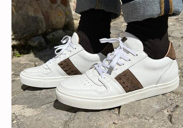 Kjøre Project Fær Øer Tennis Woven Brown Offerte