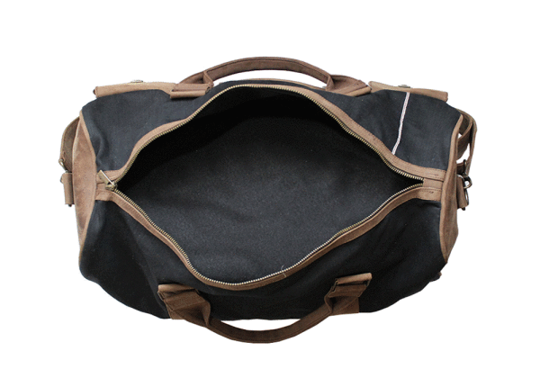 Kjøre Project Leather / Denim Boucanier Travel Bag Promozione