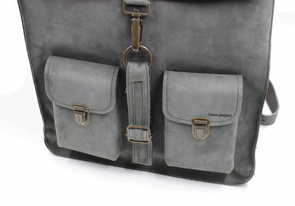 Kjøre Project Leather Nubuck Grey Saldi