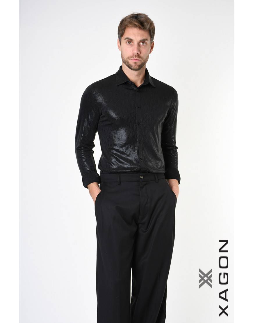 La haine inside us CAMICIA 2PLUREX Nero Vendita