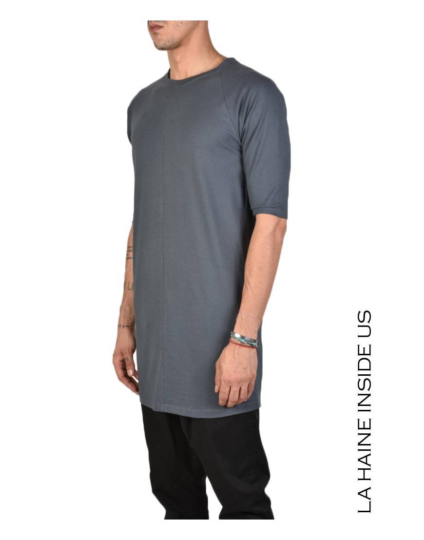La haine inside us - PERMANENTE - 3M BASE T-SHIRT Versione Lunga Piombo Convenienza