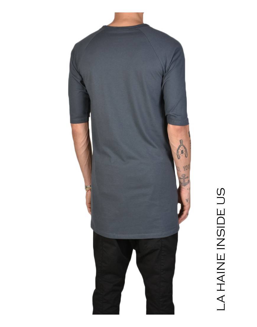 La haine inside us - PERMANENTE - 3M BASE T-SHIRT Versione Lunga Piombo Convenienza