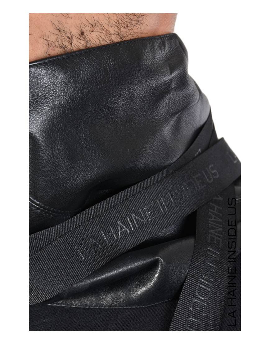 La haine inside us - PERMANENTE - 4B CIBELE FOULARD Pelle Nero Offerte