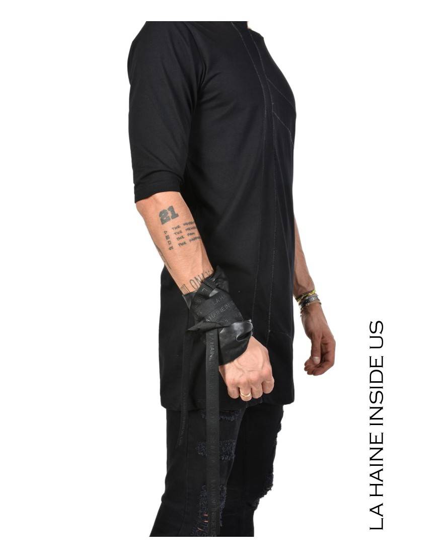 La haine inside us - PERMANENTE - 4B CIBELE FOULARD Pelle Nero Offerte