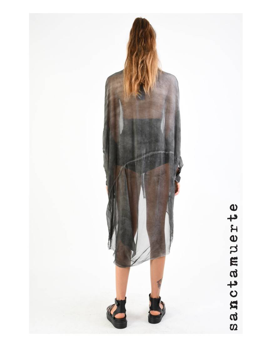 La haine inside us 9B SM306 CAMICIA Grigio In Linea