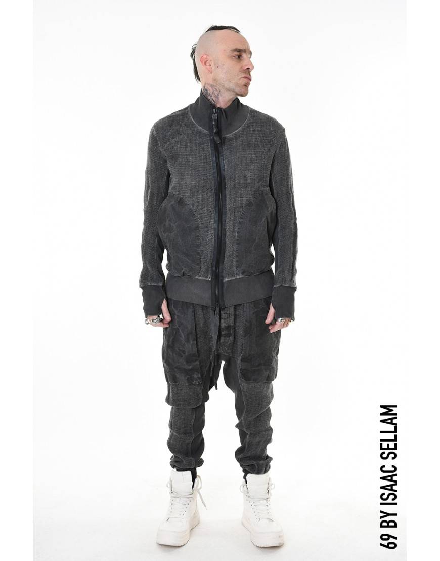 La haine inside us HIGH BOMBER GRILLAGE PLOMB Shopping Online