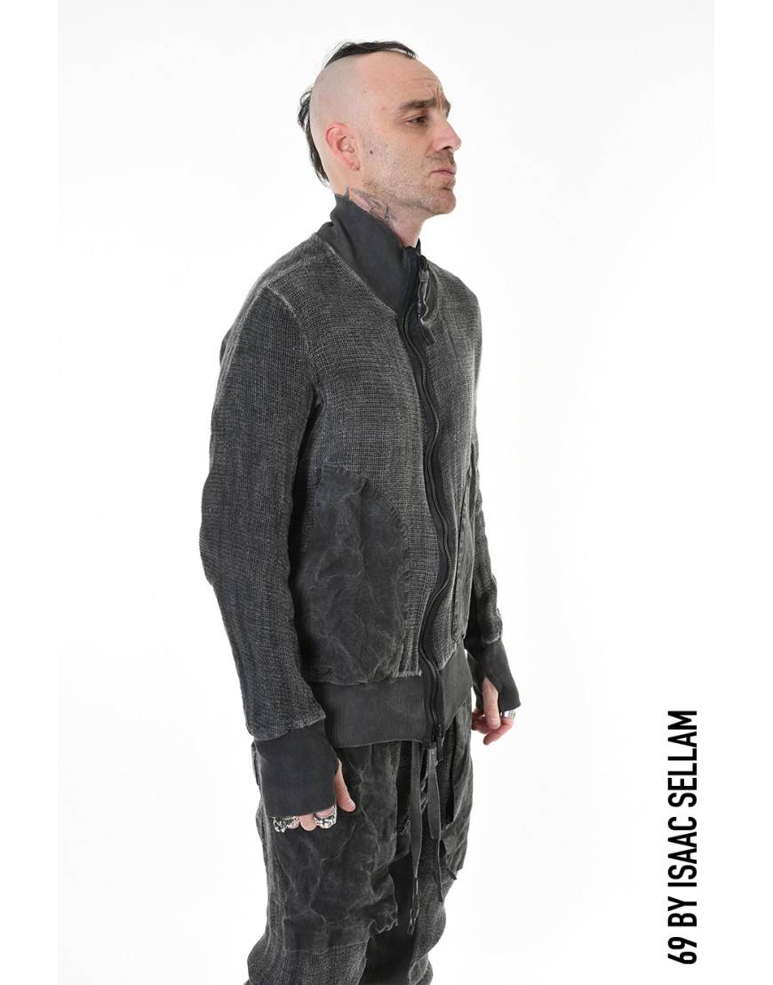 La haine inside us HIGH BOMBER GRILLAGE PLOMB Shopping Online