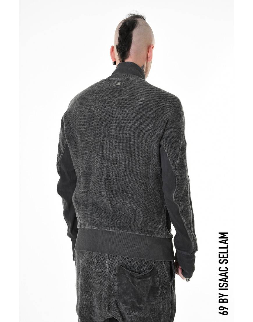 La haine inside us HIGH BOMBER GRILLAGE PLOMB Shopping Online
