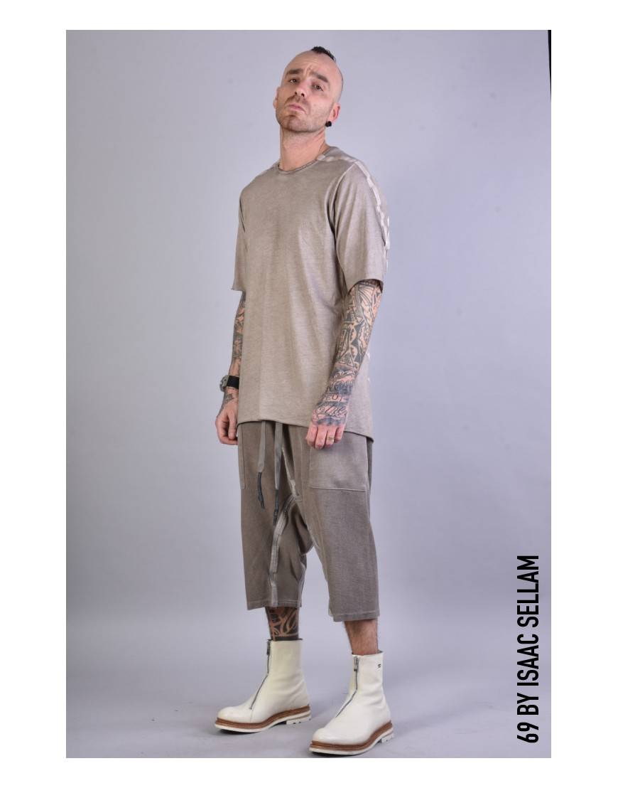 La haine inside us HUMANO T-SHIRT BANDE Taupe Affare Del Giorno