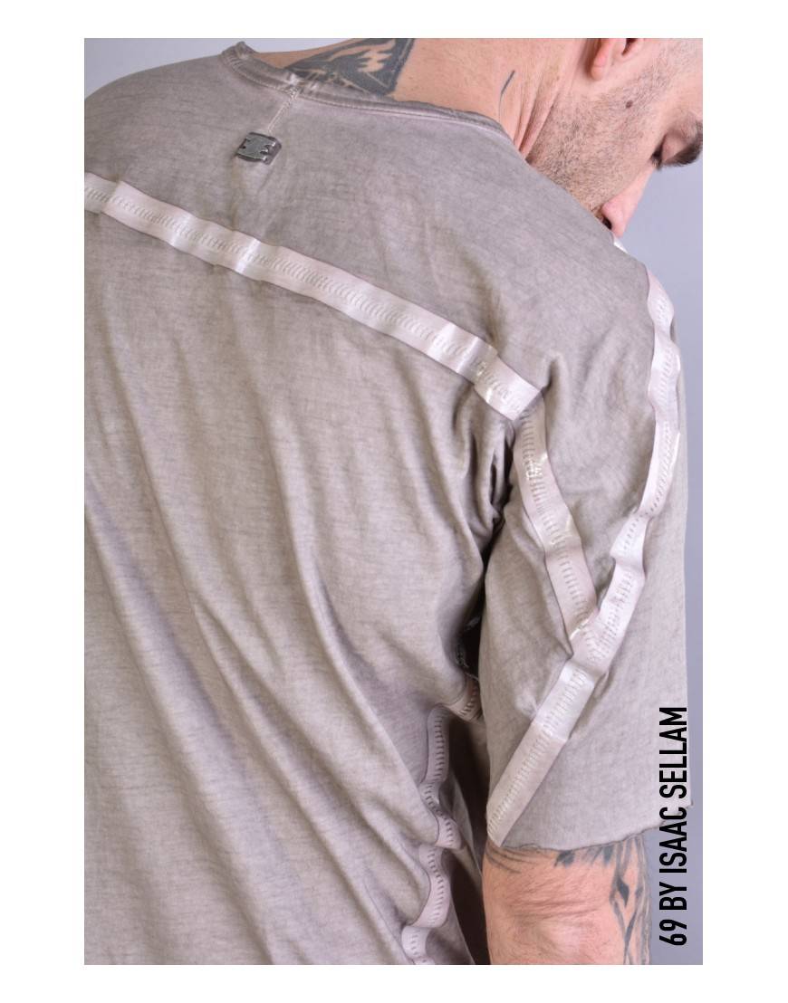 La haine inside us HUMANO T-SHIRT BANDE Taupe Affare Del Giorno