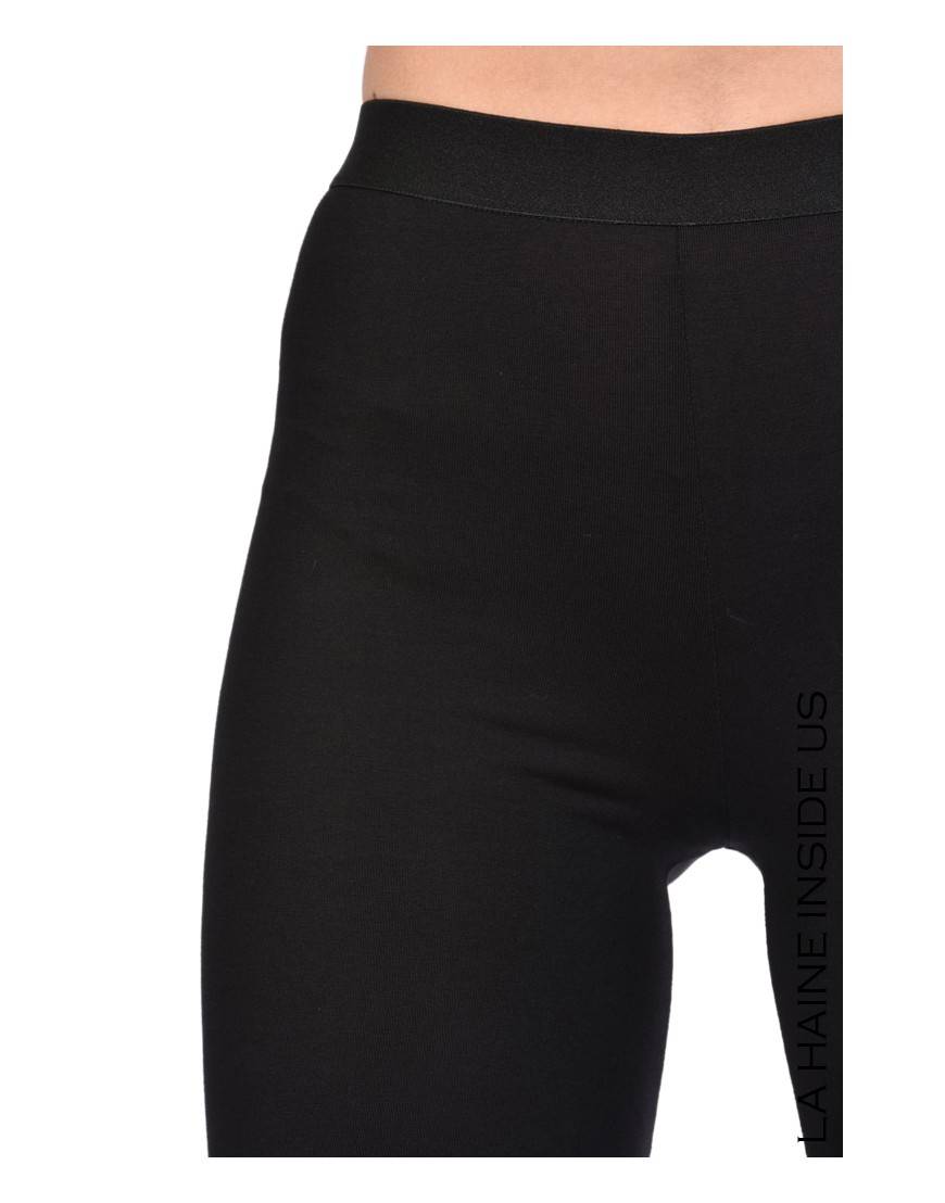 La haine inside us - PERMANENTE - 4M HEL LEGGINGS Nero Saldi Di Fabbrica