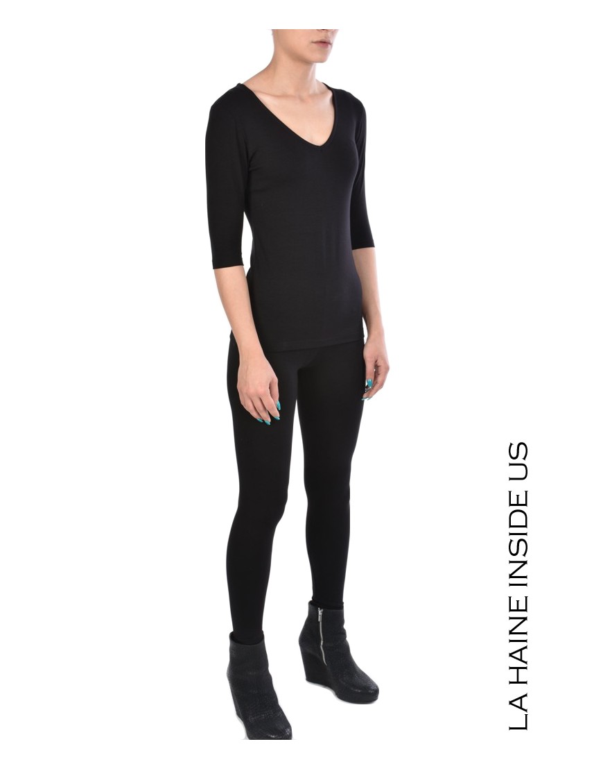 La haine inside us - PERMANENTE - 4M SALUS MAGLIA Nero In Saldo