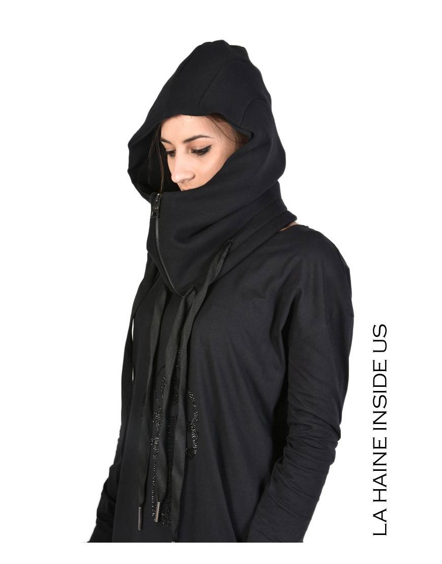La haine inside us 3M CAPDUE CAPPUCCIO UNISEX Nero Italy