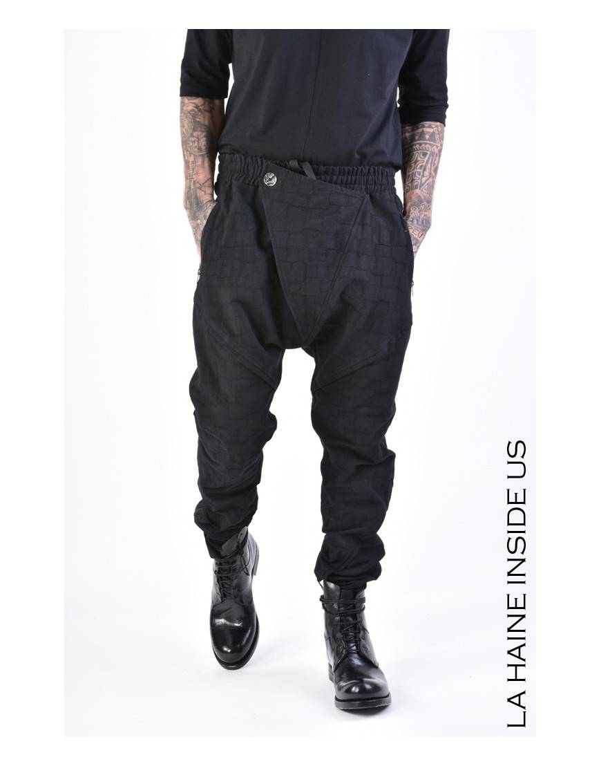 La haine inside us 3B LM133 PANTALONE Nero Qualità
