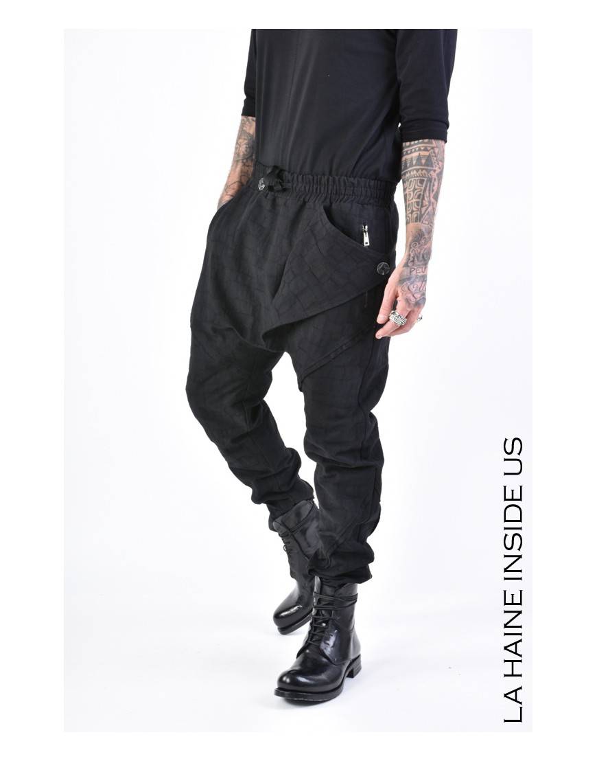 La haine inside us 3B LM133 PANTALONE Nero Qualità
