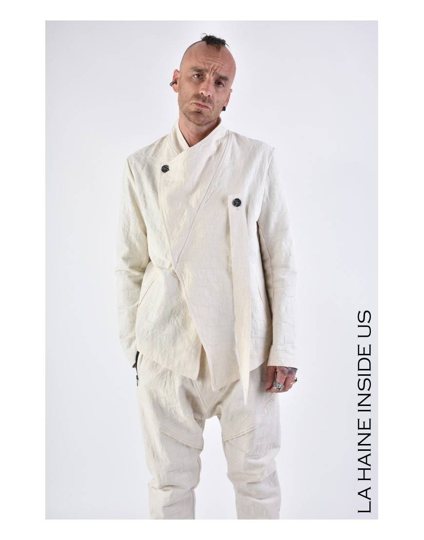 La haine inside us 3B LM134 GIACCA Ecru Vendita