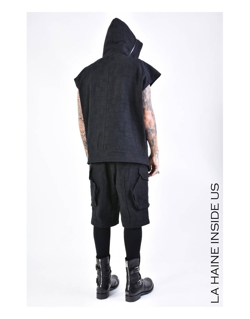 La haine inside us 3B LM135 SMANICATO Nero Spedizione Gratuita
