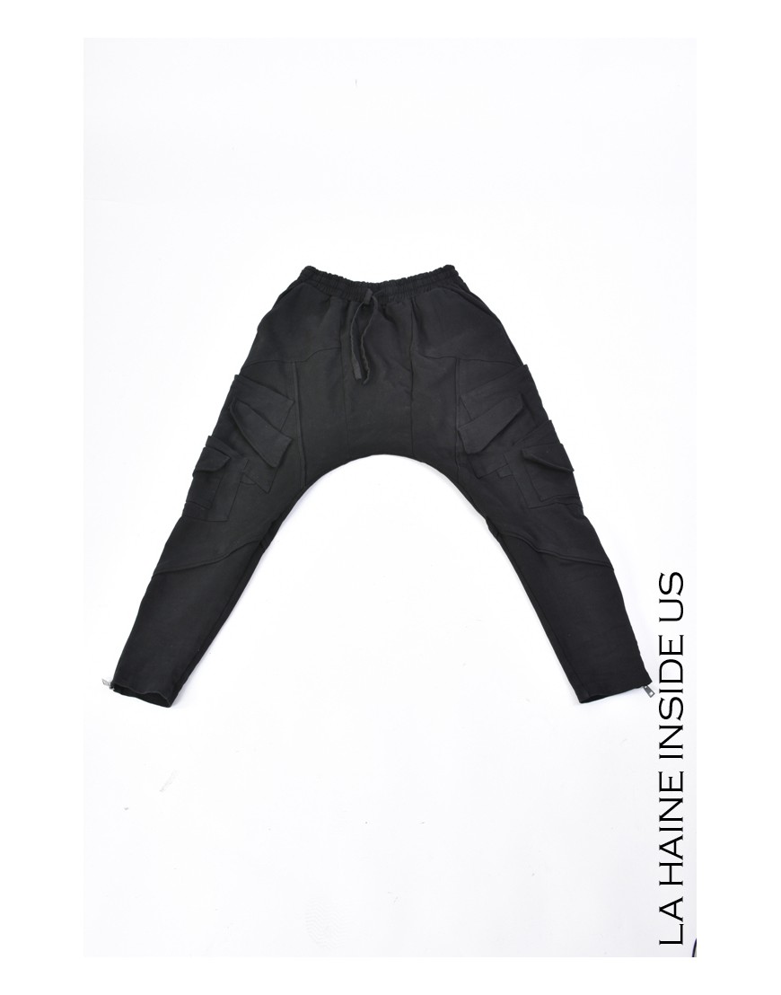 La haine inside us 3B LM155 PANTALONE Nero Negozi Online