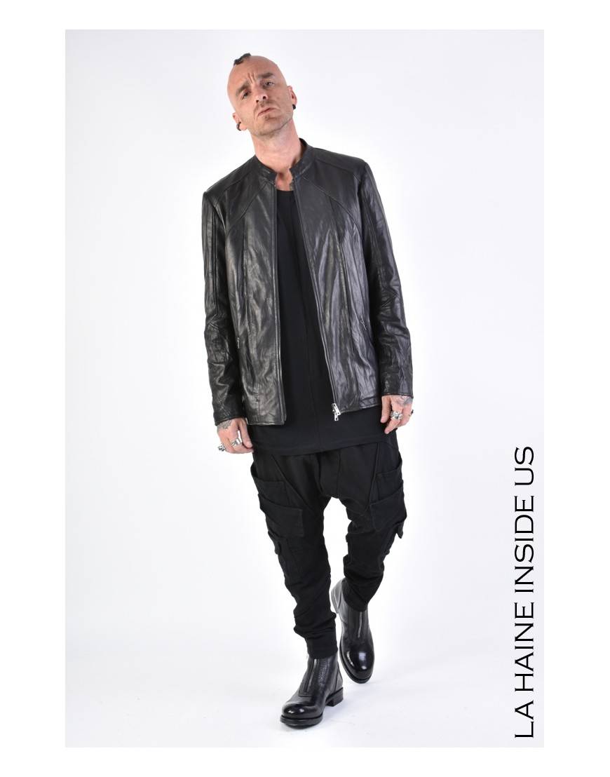 La haine inside us 3B LM161 GIUBBINO PELLE Nero Shopping Online