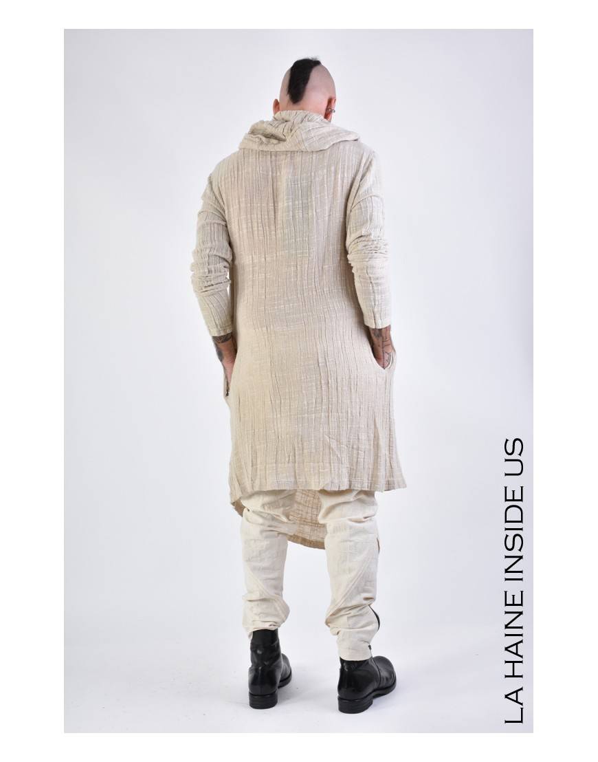 La haine inside us 3J LM164 CARDIGAN UNISEX U Beige Sottocosto