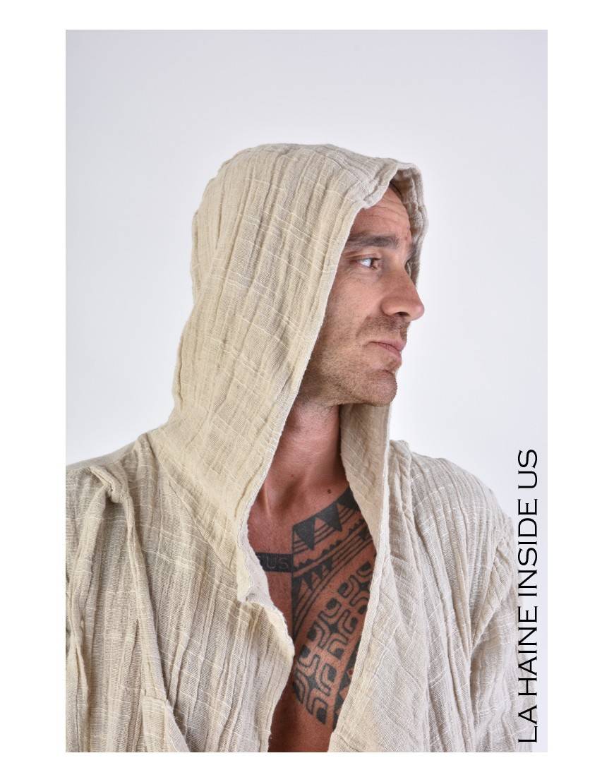 La haine inside us 3J LM164 CARDIGAN UNISEX U Beige Sottocosto