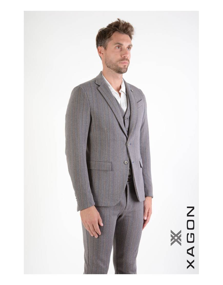 La haine inside us GIACCA 1PF13BR Blu Saldi Di Fabbrica