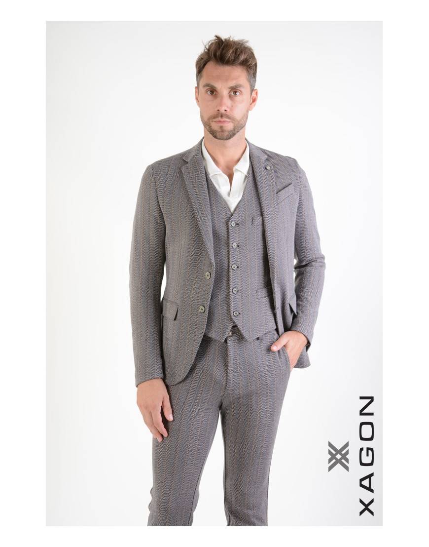 La haine inside us GIACCA 1PF13BR Blu Saldi Di Fabbrica