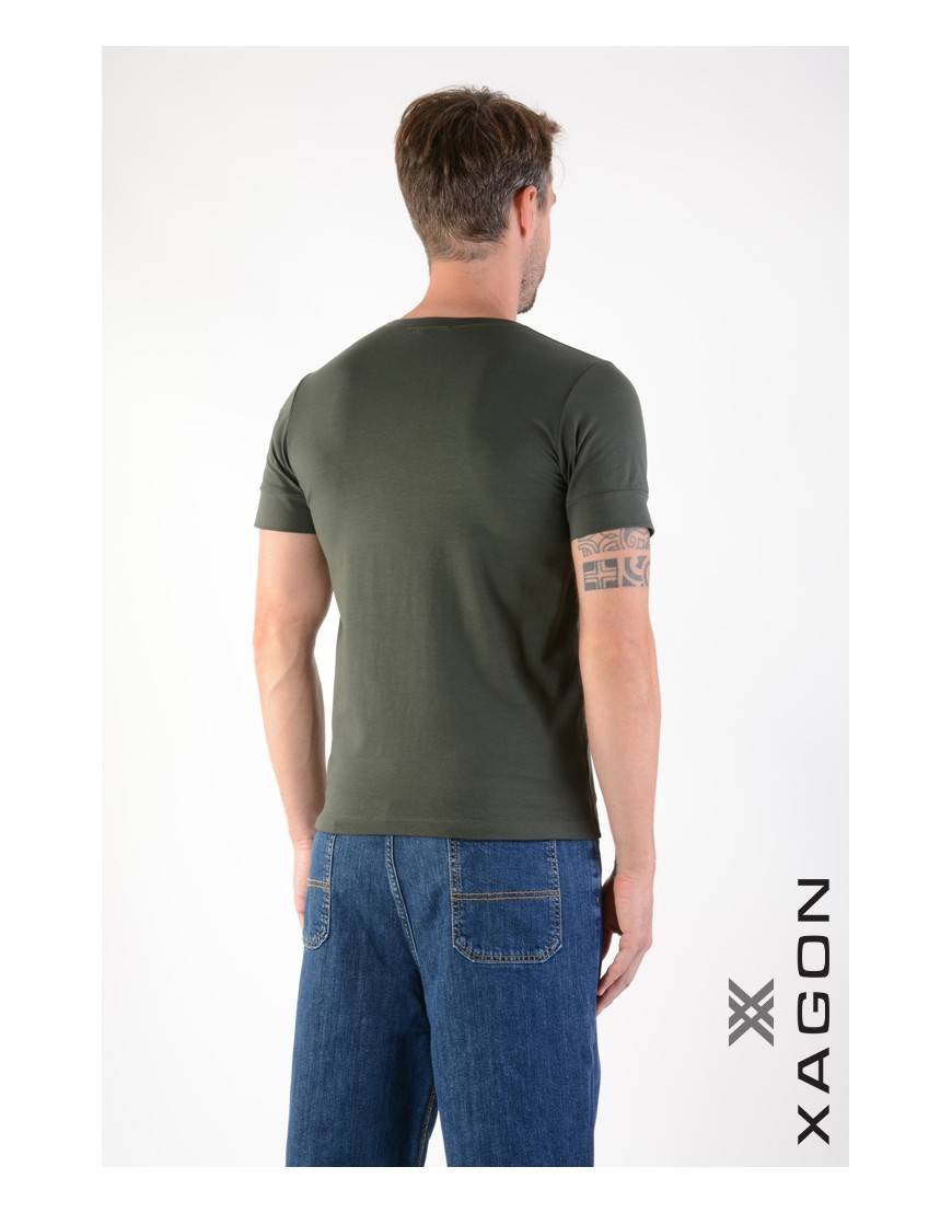 La haine inside us T-Shirt MD1012 Verde Promozione Limitata