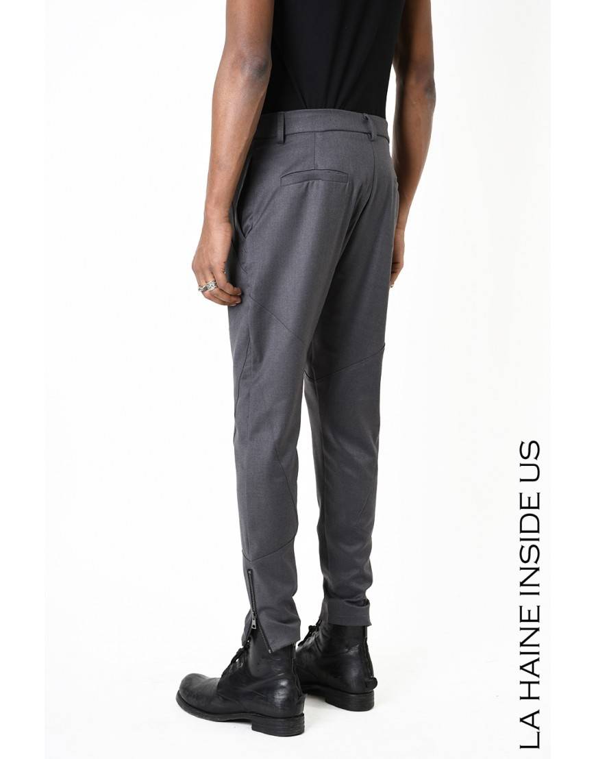La haine inside us 3B LM198 PANTALONE Grigio Affare Del Giorno