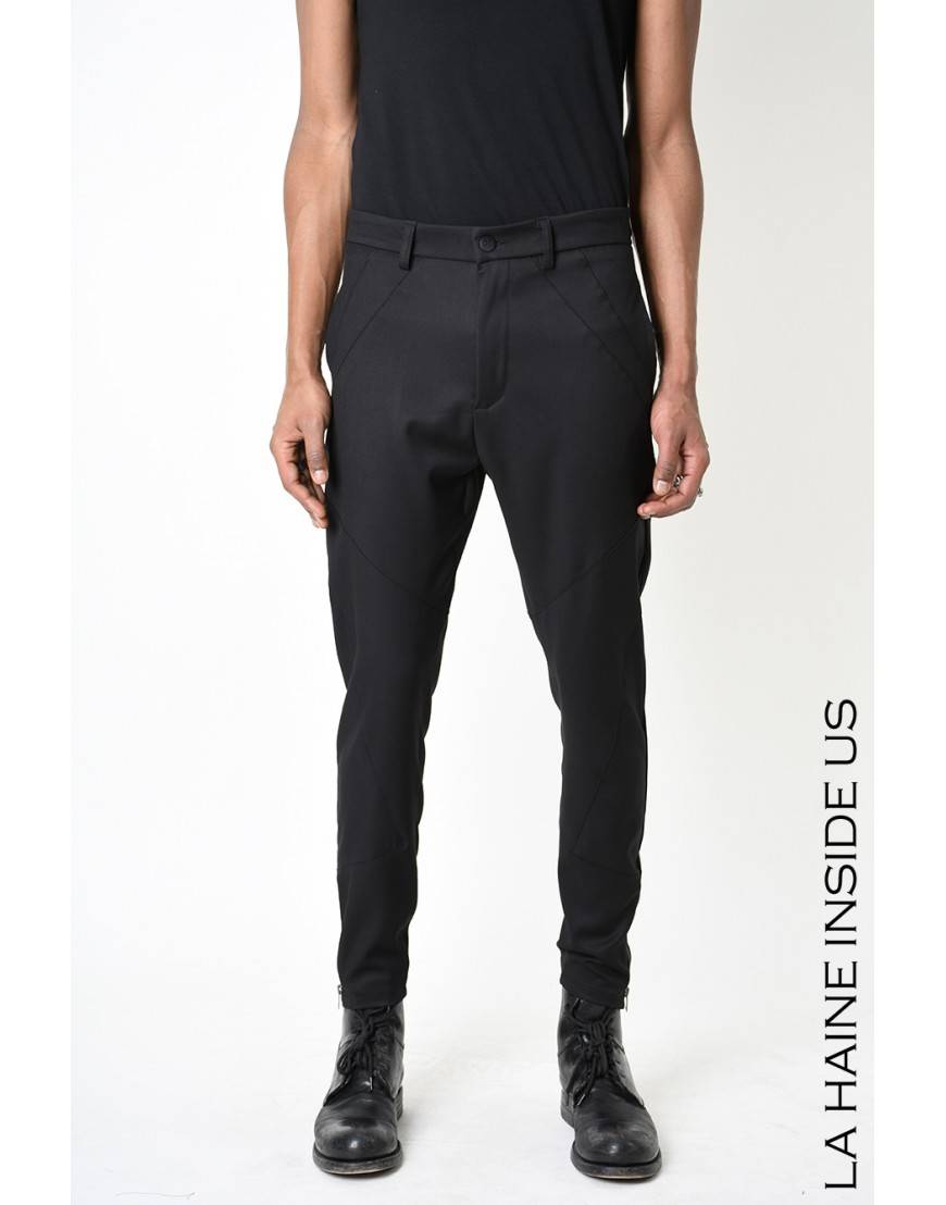La haine inside us 3B LM198 PANTALONE Nero Prezzo Ridotto