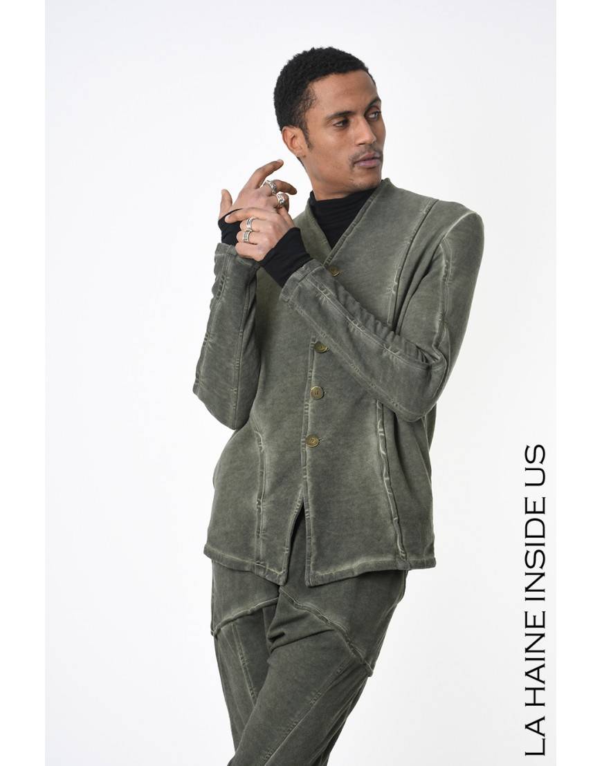 La haine inside us 3B LM227 GIACCA Verde Offerta