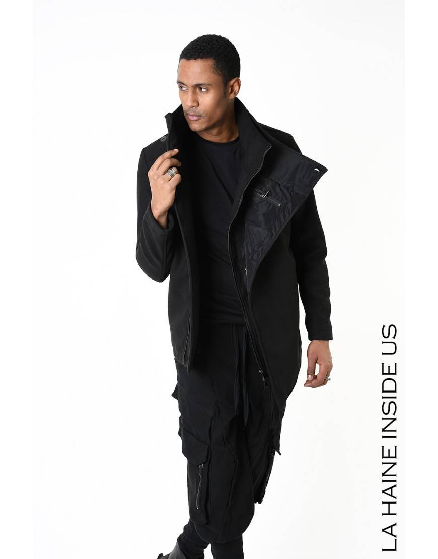 La haine inside us 3B LM185 CAPPOTTO Nero I Più Venduti